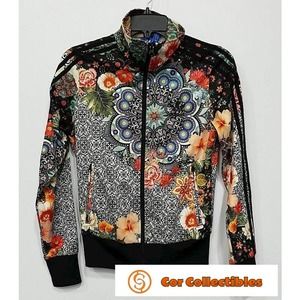 Adidas Originals Jardim Agharta Womens XS Floral Mandala Track Jacket